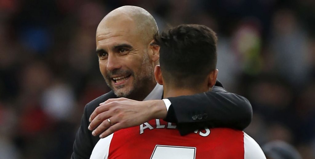 pep guardiola talk alexis sanchez